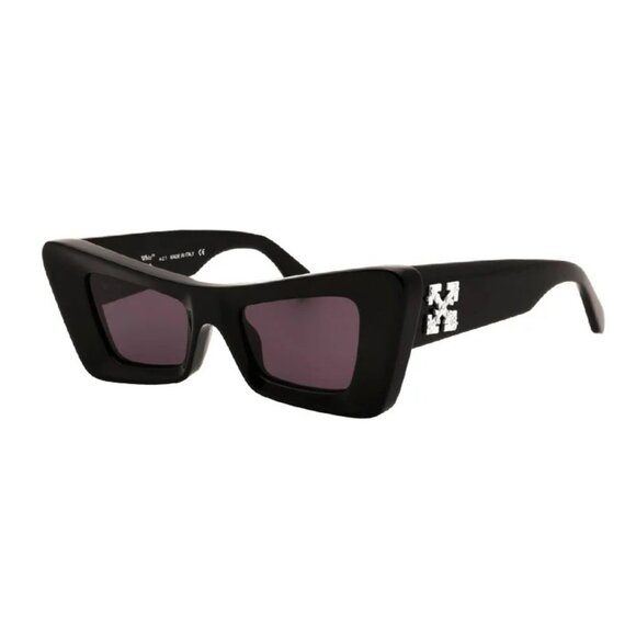 NEW OFF-WHITE SUNGLASSES BLACK WOMEN EYEWEAR OFF-WHITE OERI027 ACCRA 1007